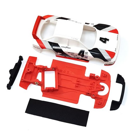 Chasis Audi 90 GTO Block AW-R 0.5 compatible Scalextric