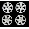 4 Tapacubos type Impreza (1) 15.8mm White Blancos